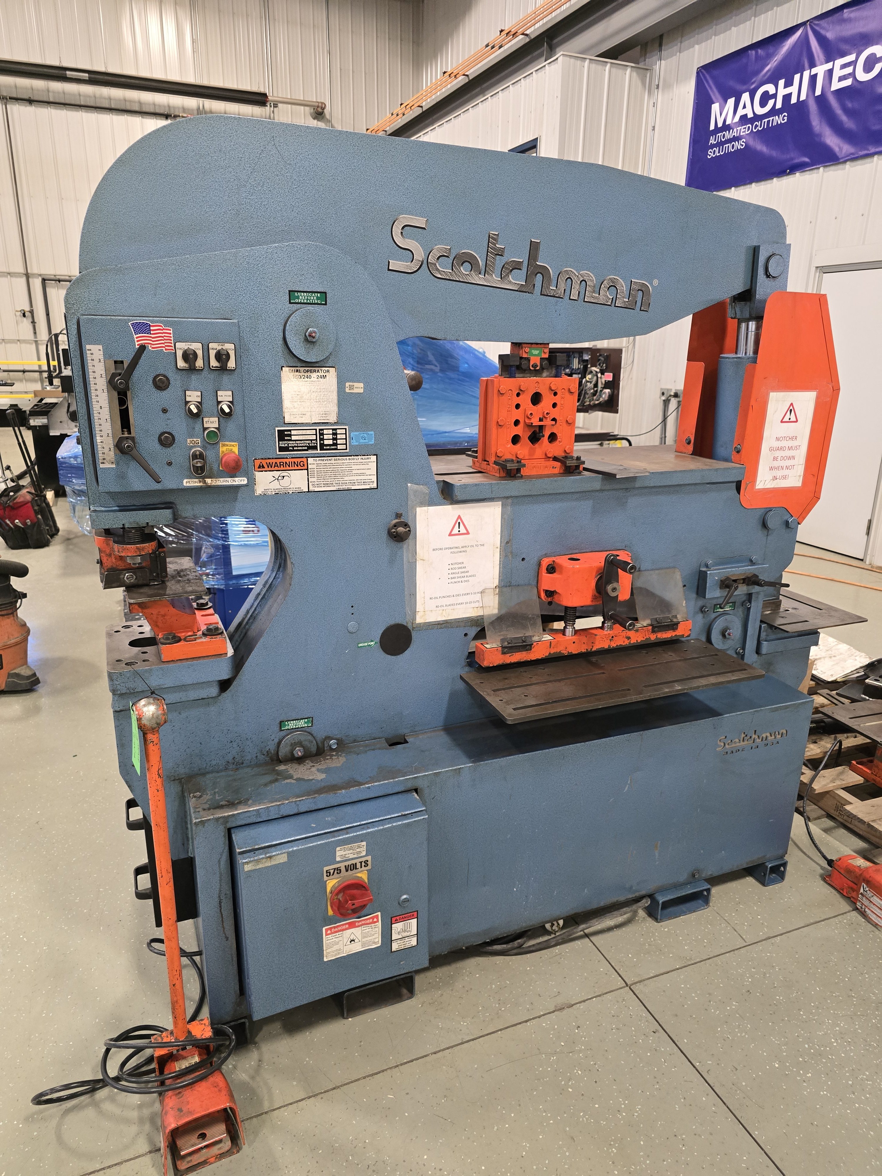 Pre-Owned Scotchman 150 ton Ironworker
